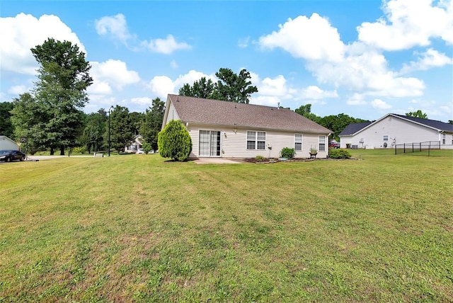 123 Stevens Ct, Williamston, SC 29697 - rear view of property featuring a yard and a patio