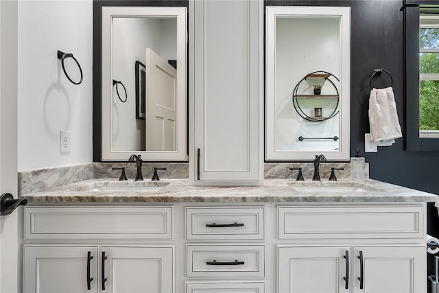 1104 Little River View Dr, Seneca, SC 29672 - bathroom featuring double vanity