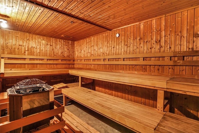 40 Pine Garden Way Dr, Salem, SC 29676 - sauna / steam room with wooden walls and wood ceiling
