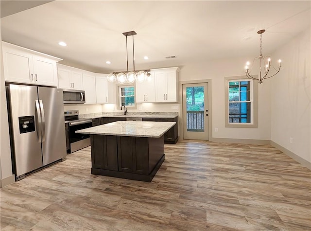 40 Pine Garden Way Dr, Salem, SC 29676 - kitchen featuring stainless steel appliances, healthy amount of natural light, light wood-style flooring, and recessed lighting