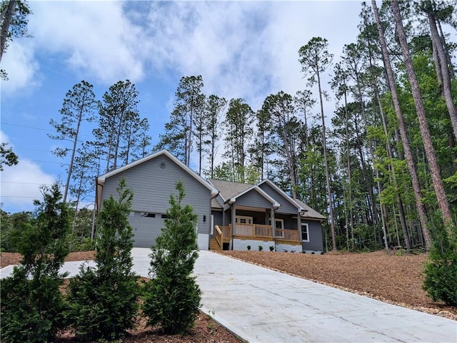 40 Pine Garden Way Dr, Salem, SC 29676 - ranch-style house featuring covered porch, driveway, and an attached garage