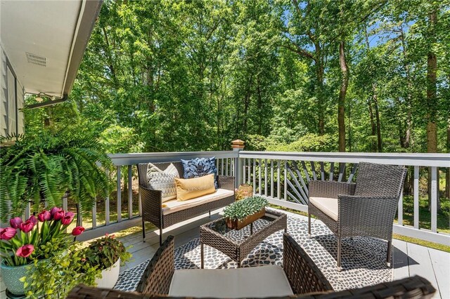 131 Shoreside Dr, Martin, GA 30557 - balcony with outdoor lounge area