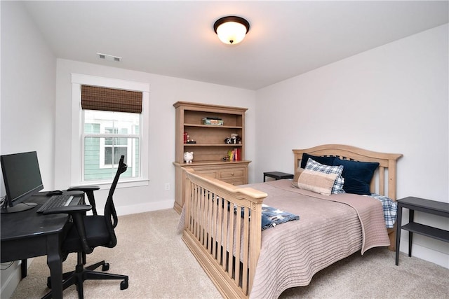 317 Encampment Blvd, Simpsonville, SC 29681 - bedroom featuring light colored carpet, a desk, and baseboards