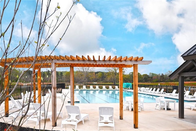 317 Encampment Blvd, Simpsonville, SC 29681 - community pool featuring a patio