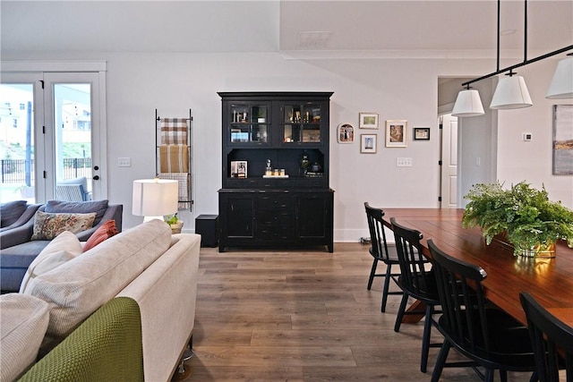 317 Encampment Blvd, Simpsonville, SC 29681 - living area with wood finished floors