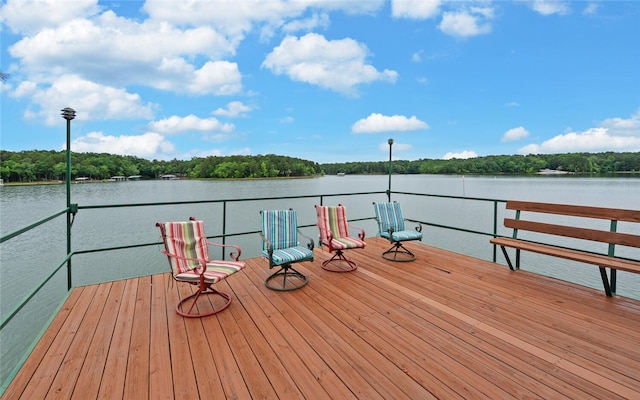 138 Grandview Ct, Hartwell, GA 30643 - dock area featuring a water view
