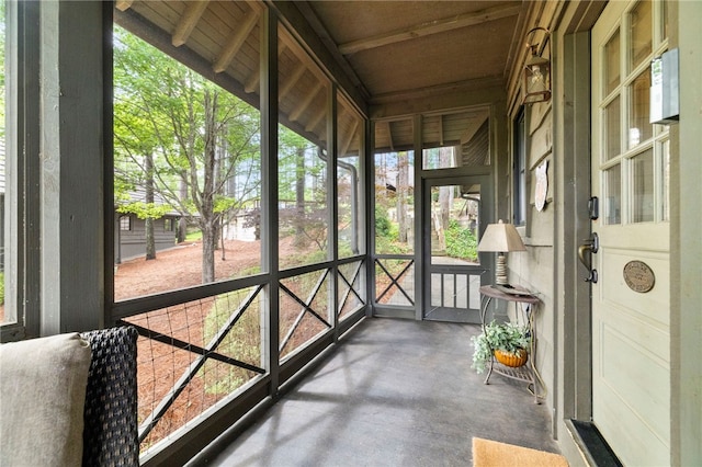 112 Orchard Cottage Way, Sunset, SC 29685 - view of unfurnished sunroom