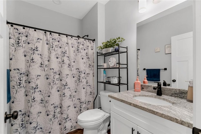 324 Sweetbriar Trl, Westminster, SC 29693 - full bath featuring toilet, vanity, and curtained shower