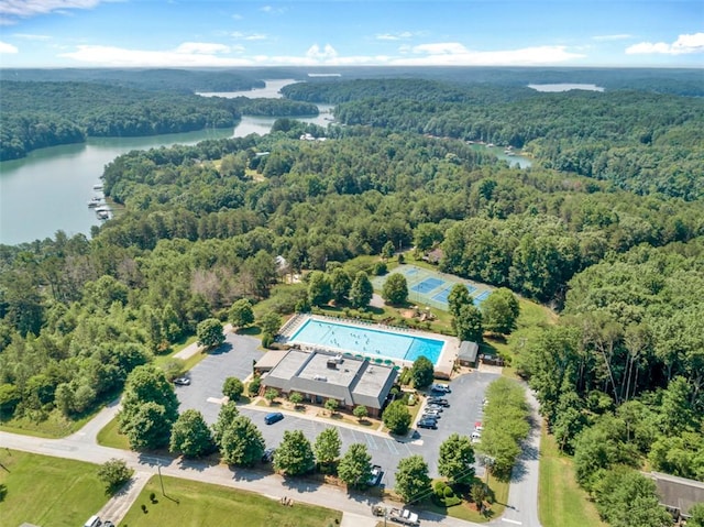 324 Sweetbriar Trl, Westminster, SC 29693 - aerial view of a forest and a large body of water