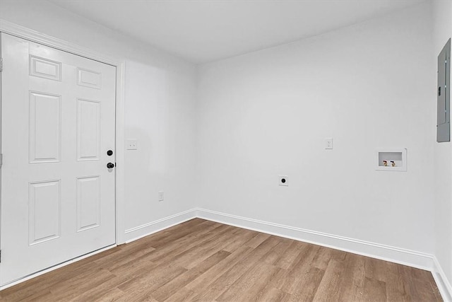 320 Fowler Rd, West Union, SC 29696 - unfurnished room featuring wood finished floors, baseboards, and electric panel