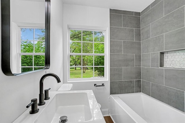320 Fowler Rd, West Union, SC 29696 - bathroom featuring vanity and shower / bathtub combination