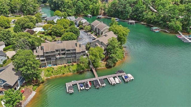 704 Loran Pointe Cir, Seneca, SC 29672 - view of property location with a nearby body of water and a tree filled landscape