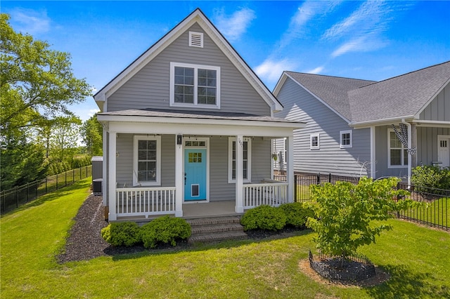 3401 Old Buncombe Rd, Greenville, SC 29617 - view of front of home with board and batten siding and covered porch
