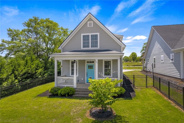 3401 Old Buncombe Rd, Greenville, SC 29617 - shotgun-style home featuring covered porch