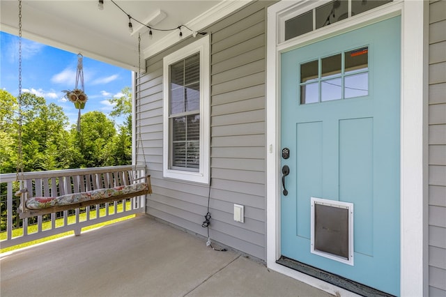 3401 Old Buncombe Rd, Greenville, SC 29617 - doorway to property featuring covered porch