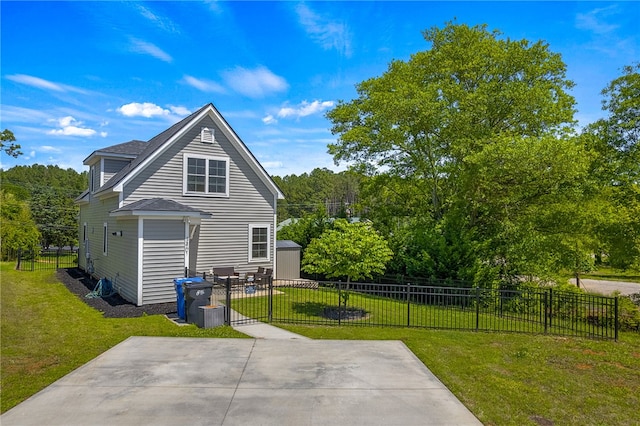 3401 Old Buncombe Rd, Greenville, SC 29617 - rear view of property featuring a patio area and roof with shingles