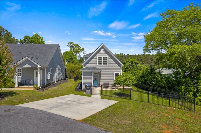 3401 Old Buncombe Rd, Greenville, SC 29617 - back of property featuring a porch