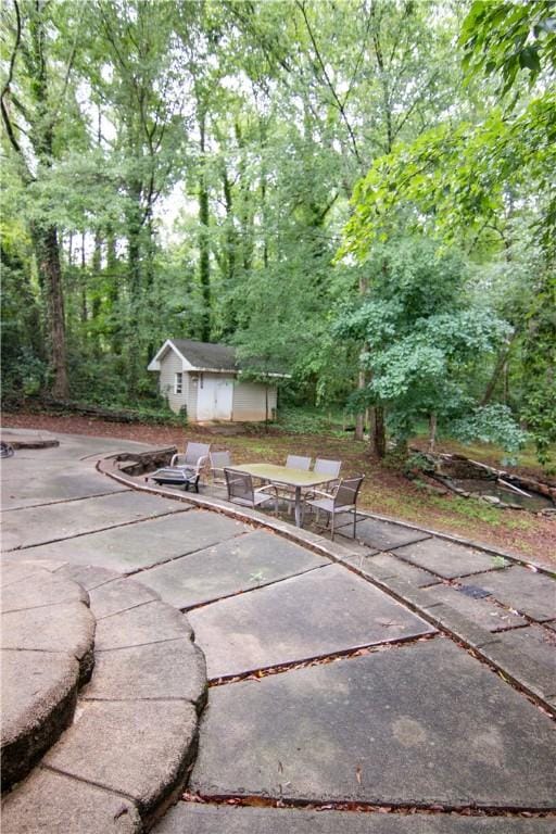 124 Grand Oak Cir, Pendleton, SC 29670 - view of patio / terrace featuring outdoor dining area