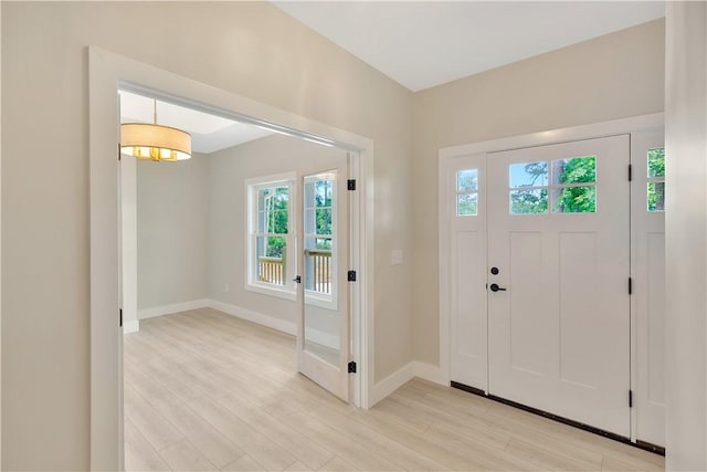 32 Pine Garden Way Dr, Salem, SC 29676 - entryway with plenty of natural light, light wood finished floors, and baseboards