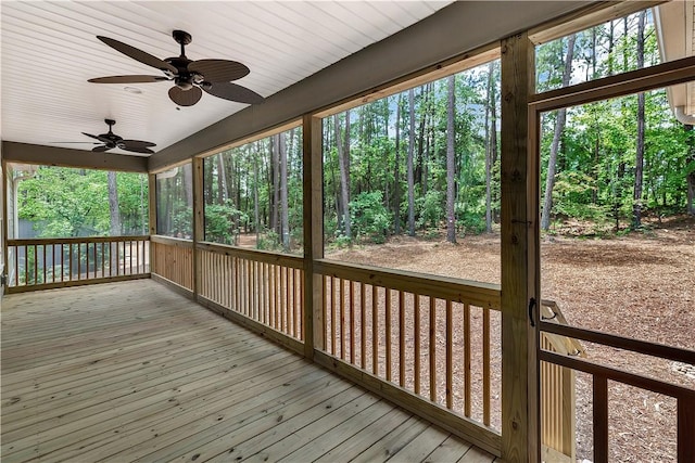 32 Pine Garden Way Dr, Salem, SC 29676 - wooden deck featuring ceiling fan
