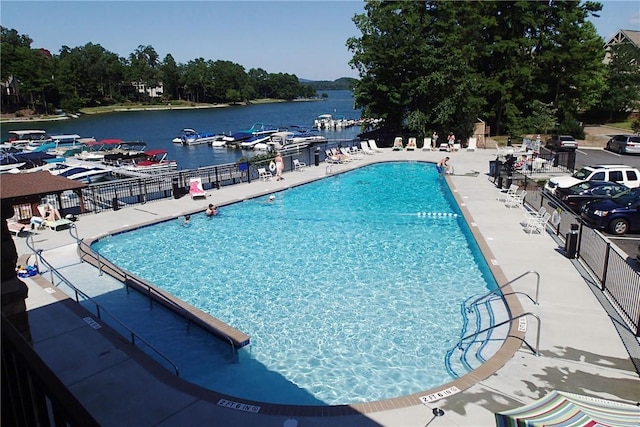 32 Pine Garden Way Dr, Salem, SC 29676 - community pool featuring a water view and a patio area