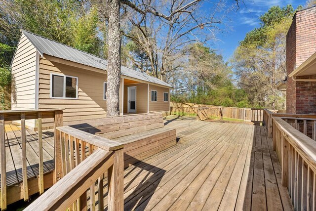 113 Woodhurst Dr, Hartwell, GA 30643 - view of wooden deck