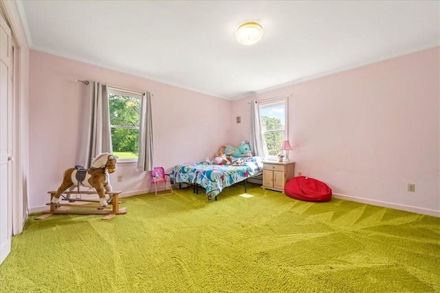 106 Emma Dr, Honea Path, SC 29654 - bedroom featuring light colored carpet and ornamental molding