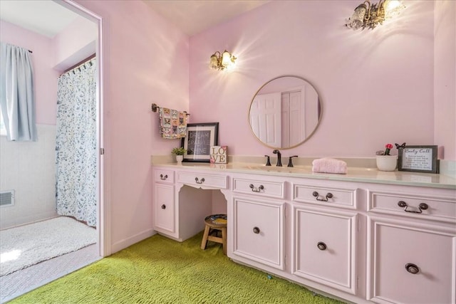 106 Emma Dr, Honea Path, SC 29654 - full bath with vanity and curtained shower