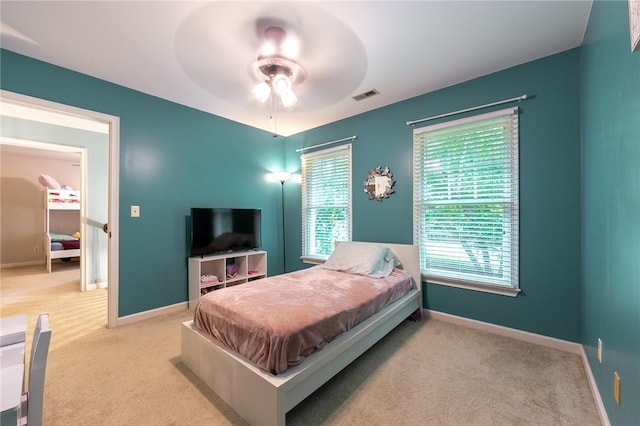 205 Shadow Oaks Dr, Easley, SC 29642 - bedroom with carpet, baseboards, and ceiling fan