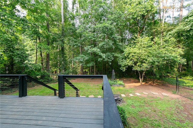 205 Shadow Oaks Dr, Easley, SC 29642 - view of wooden terrace