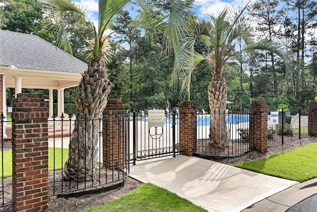 1819 Cross Creek Dr, Seneca, SC 29678 - gate featuring a community pool