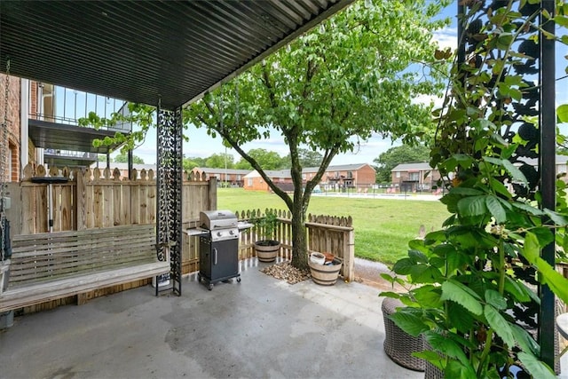 500 Concord Rd Unit A4, Anderson, SC 29621 - view of patio / terrace featuring a grill