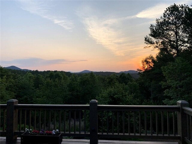 301 Augusta Way, Sunset, SC 29685 - deck with a view of trees