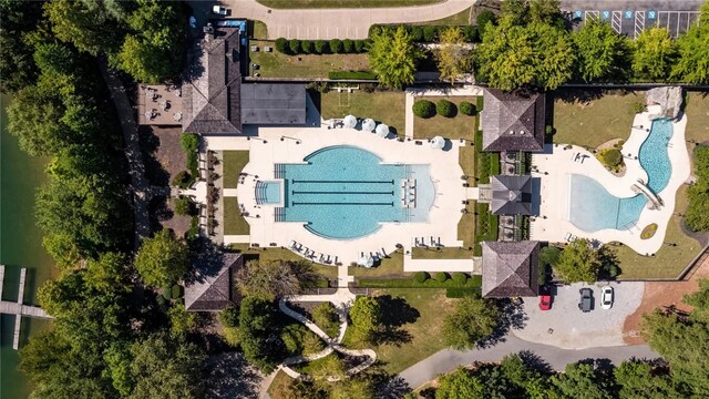 301 Augusta Way, Sunset, SC 29685 - drone / aerial view of a pool