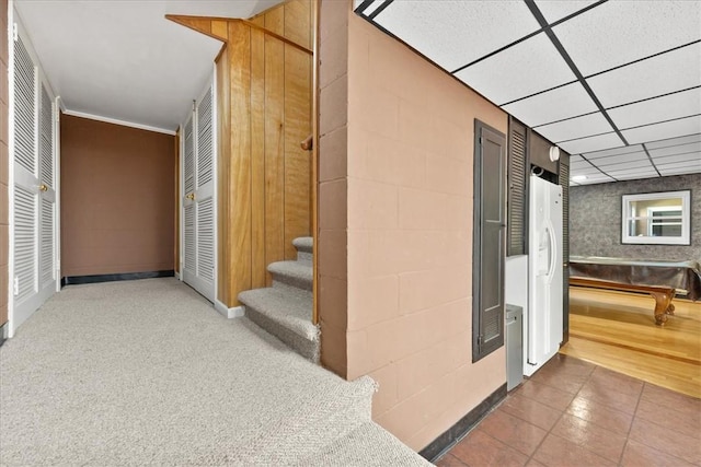 1122 Cox Rd, Anderson, SC 29621 - hallway with stairs