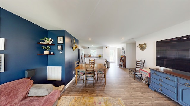 112 Queens Mill Ct, Pendleton, SC 29670 - dining room with light wood-style flooring, baseboards, and recessed lighting
