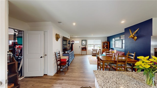 112 Queens Mill Ct, Pendleton, SC 29670 - dining room featuring wood finished floors, recessed lighting, and baseboards