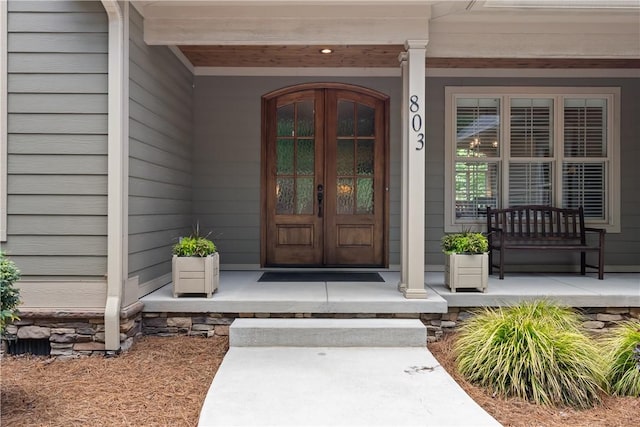 803 Gate View Ct, Seneca, SC 29672 - doorway to property with covered porch