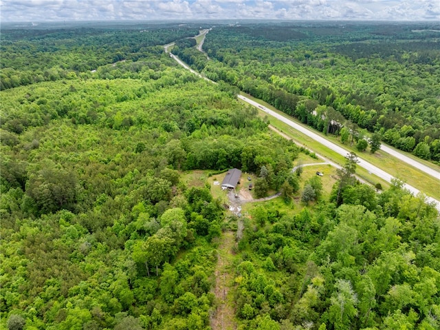 1225 Dogwood Ln, Clinton, SC 29325 - aerial view of a heavily wooded area