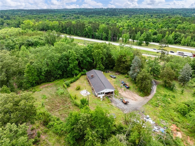 1225 Dogwood Ln, Clinton, SC 29325 - drone / aerial view of a forest