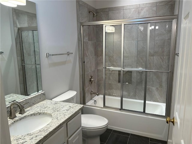 495 Tall Ship Dr Unit 340, Salem, SC 29676 - bathroom featuring toilet, vanity, and shower / bath combination with glass door