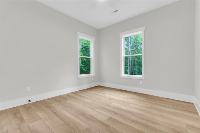 120 Thomason View Rd, Fountain Inn, SC 29644 - empty room featuring light wood finished floors and baseboards