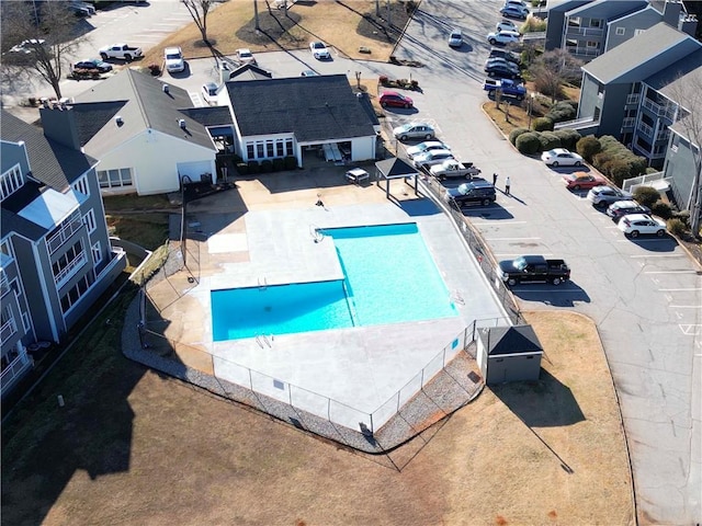 312 Northlake Dr, Anderson, SC 29625 - view from above of property featuring a pool