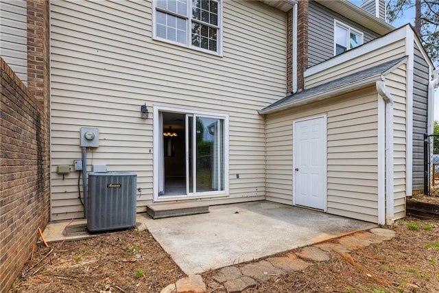 13036 W Camelia Ln, Seneca, SC 29678 - back of property featuring cooling unit and a patio area