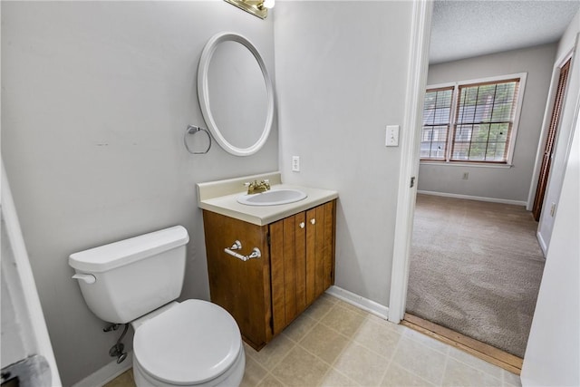 13036 W Camelia Ln, Seneca, SC 29678 - half bath featuring vanity, toilet, and baseboards