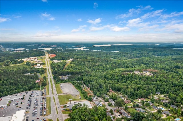 13036 W Camelia Ln, Seneca, SC 29678 - aerial view of property and surrounding area featuring a heavily wooded area