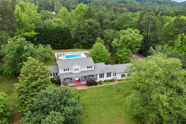 101 Long View Ln, Pickens, SC 29671 - view from above of property with a forest
