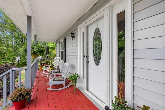 101 Long View Ln, Pickens, SC 29671 - view of wooden porch