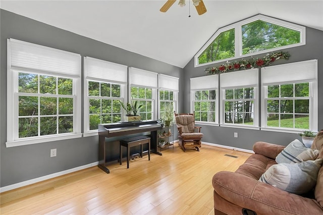 101 Long View Ln, Pickens, SC 29671 - sunroom / solarium with plenty of natural light, lofted ceiling, and french doors
