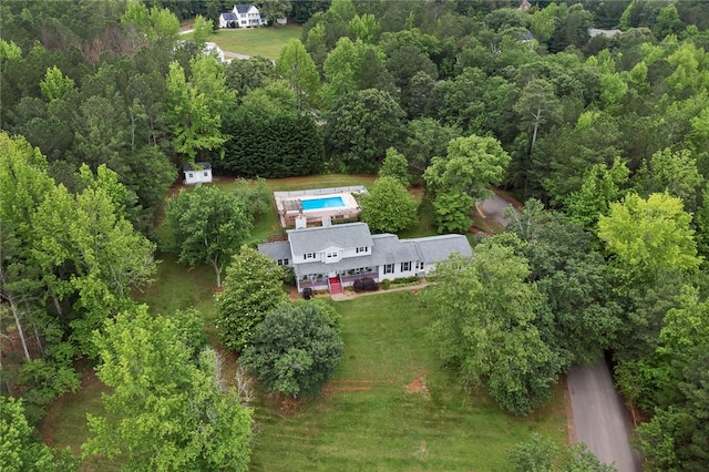 101 Long View Ln, Pickens, SC 29671 - aerial overview of property's location featuring a heavily wooded area